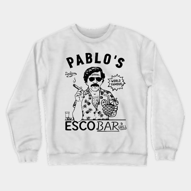 pablo escoba and grill Crewneck Sweatshirt by light nightmare